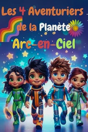 Couverture du livre Les 4 Aventuriers de la Planète Arc-en-ciel de Mathieux Joubert